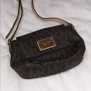 Michael Kors MK Print Crossbody Bag